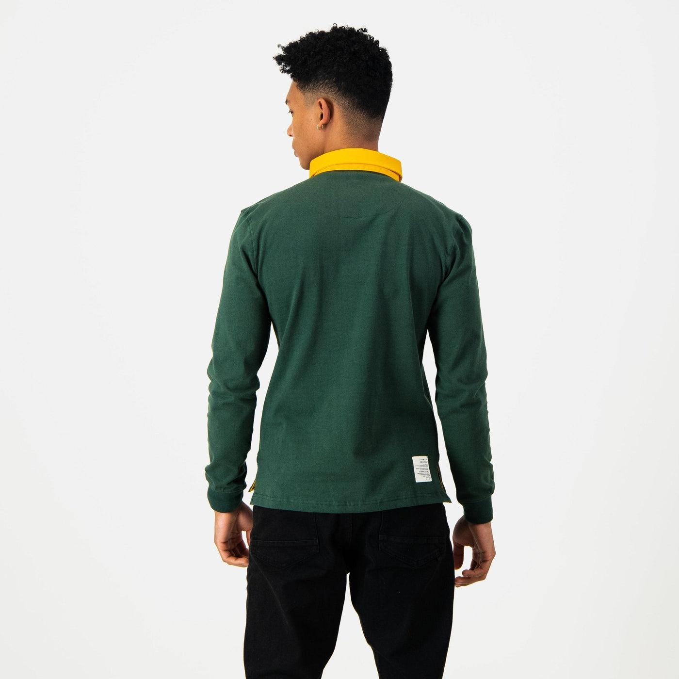 Official South Africa Rugby Long Sleeve Supporters Jersey - Heavyweight Cotton