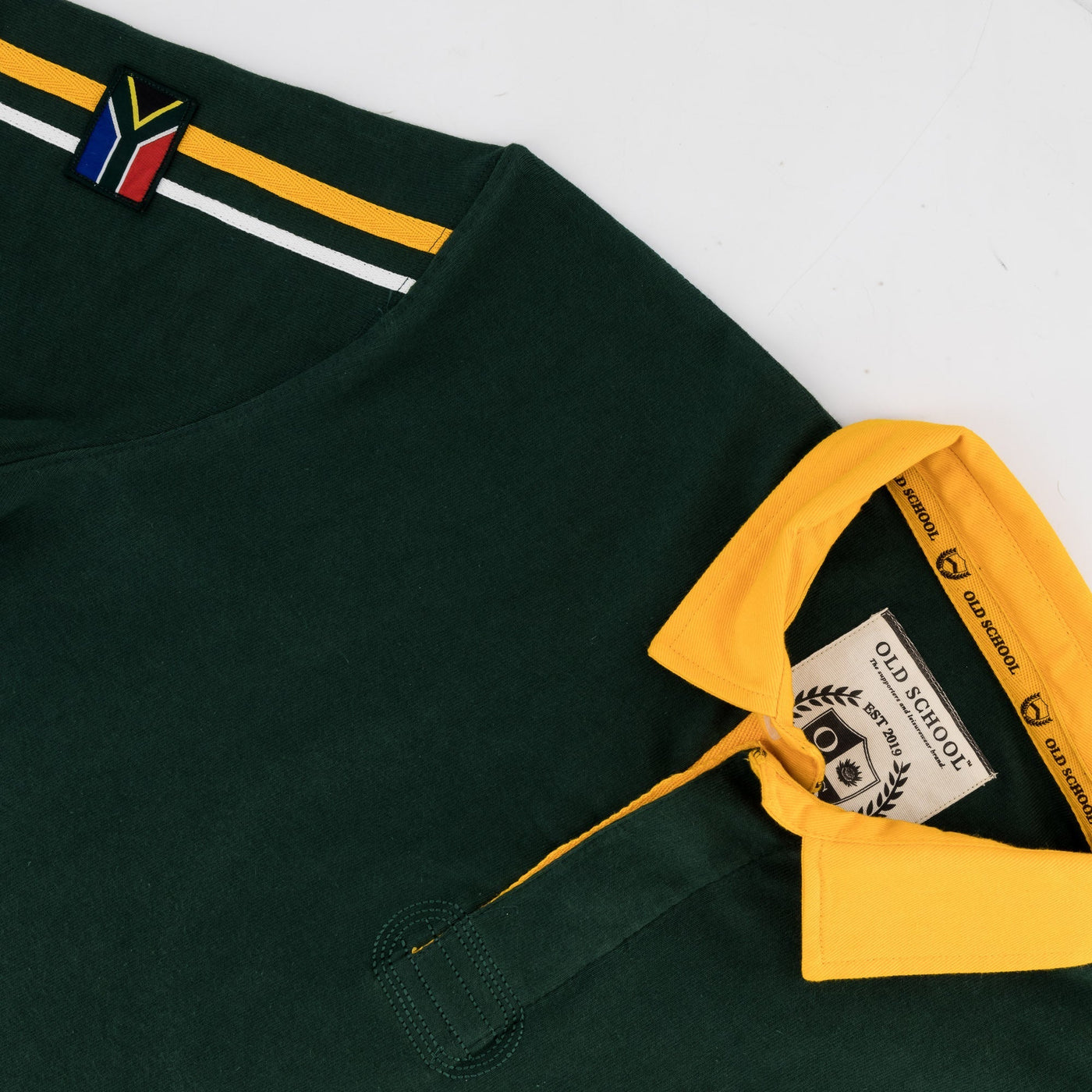 South African Rugby Supporters Short Sleeve Jersey - Premium Cotton Fan Gear