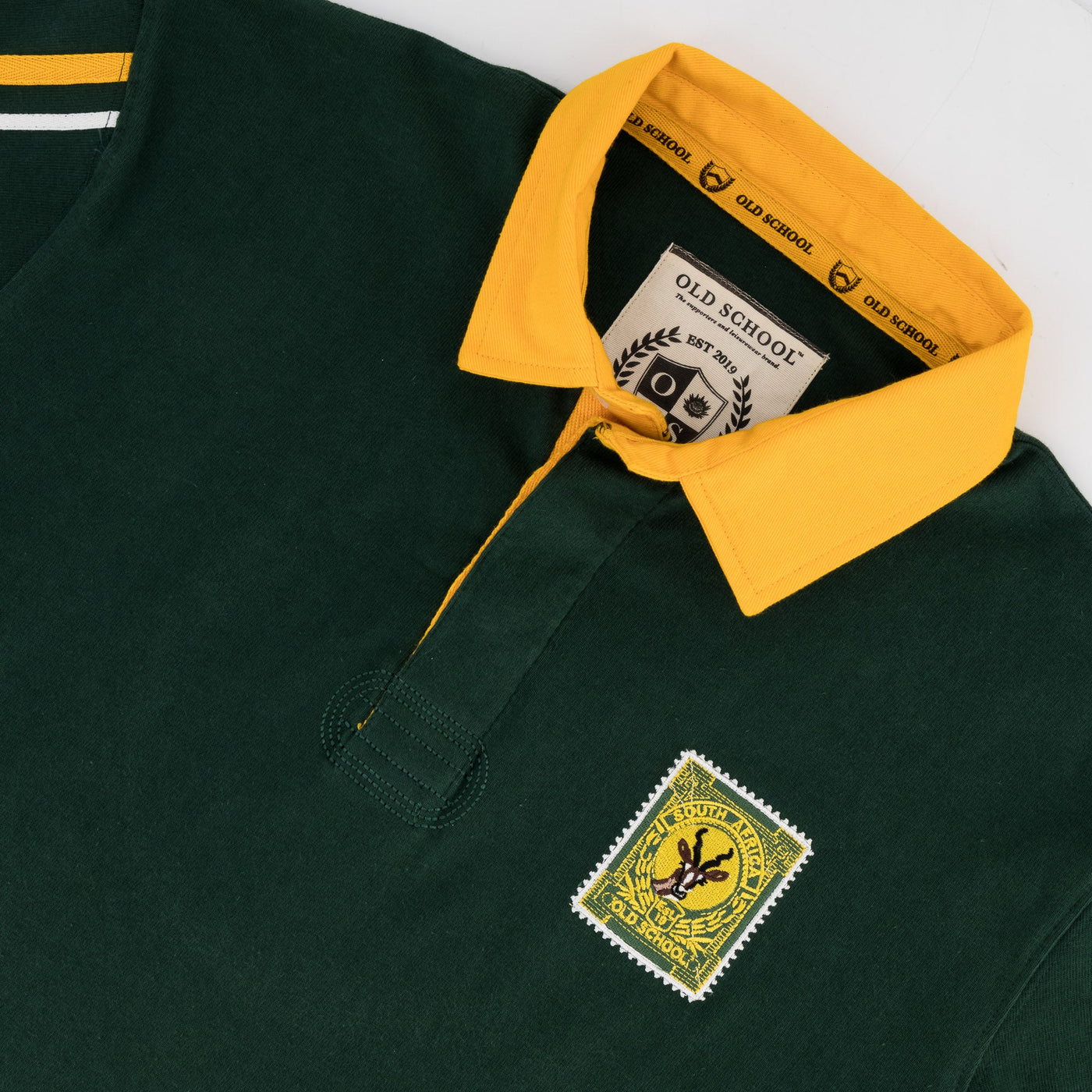 South African Rugby Supporters Short Sleeve Jersey - Premium Cotton Fan Gear