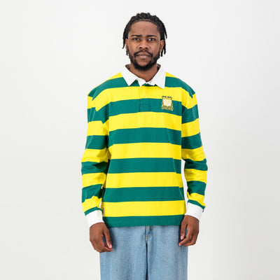 Ben Viljoen Old School Rugby Jersey - Durable Cotton, Classic Evergreen Design