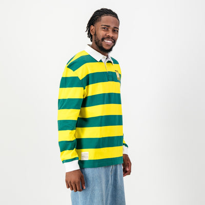 Ben Viljoen Old School Rugby Jersey - Durable Cotton, Classic Evergreen Design