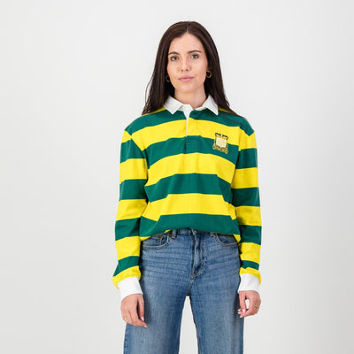 Ben Viljoen Old School Rugby Jersey - Durable Cotton, Classic Evergreen Design