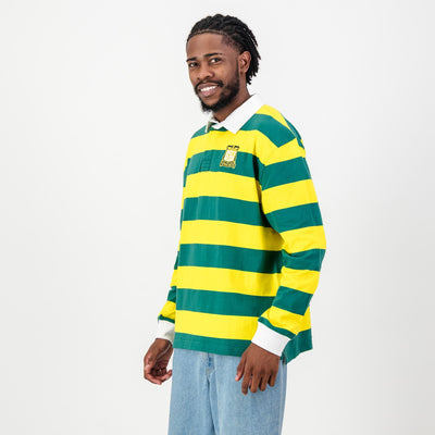 Ben Viljoen Old School Rugby Jersey - Durable Cotton, Classic Evergreen Design