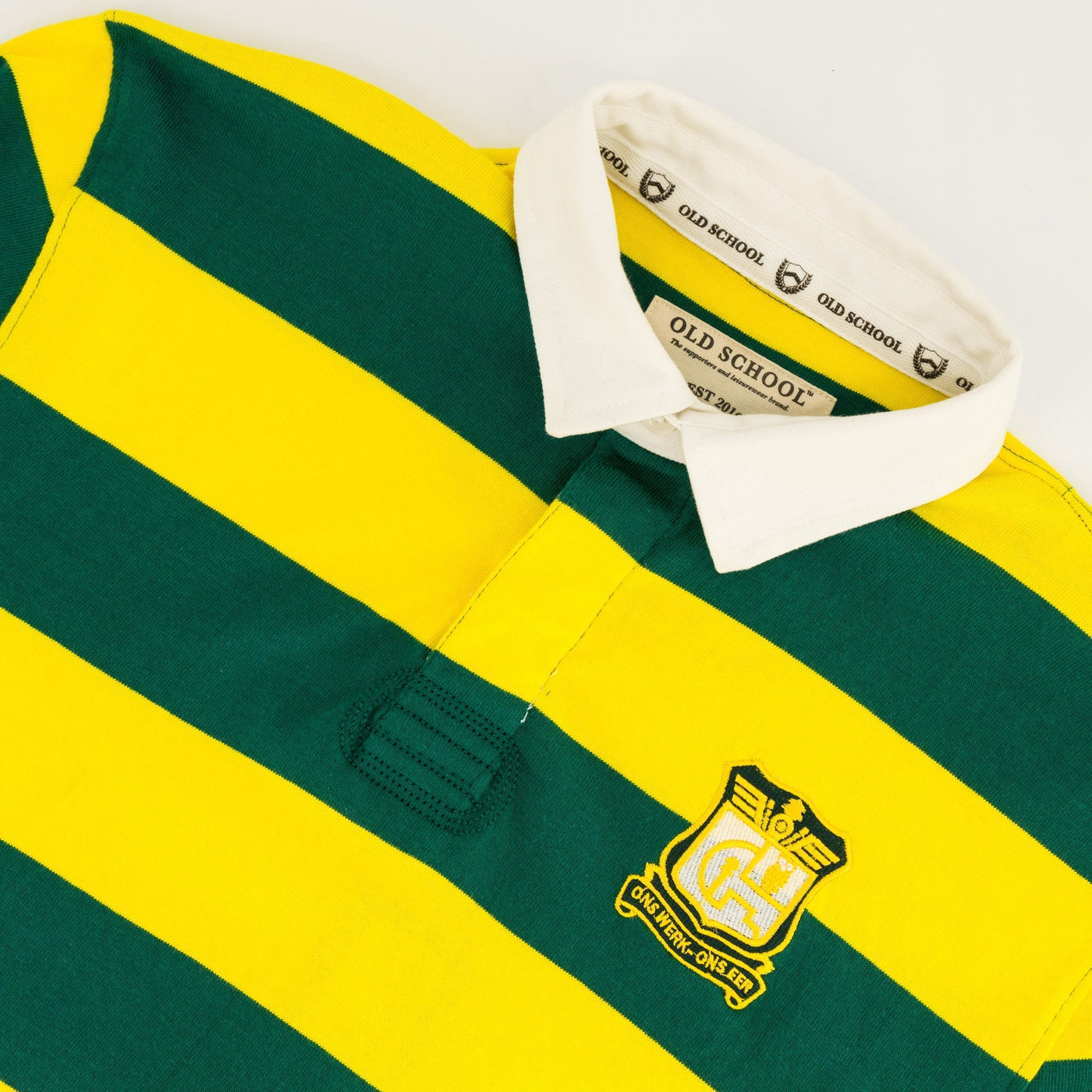 Ben Viljoen Old School Rugby Jersey - Durable Cotton, Classic Evergreen Design