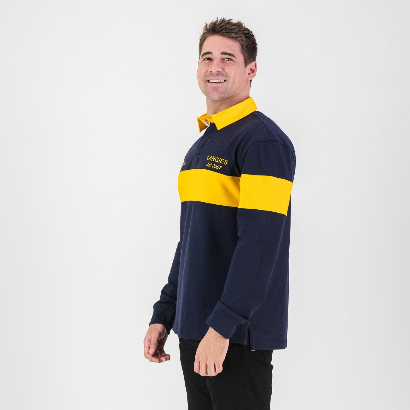 Curro Langebaan Long Sleeve Rugby Jersey - Durable, Classic School Sports Apparel