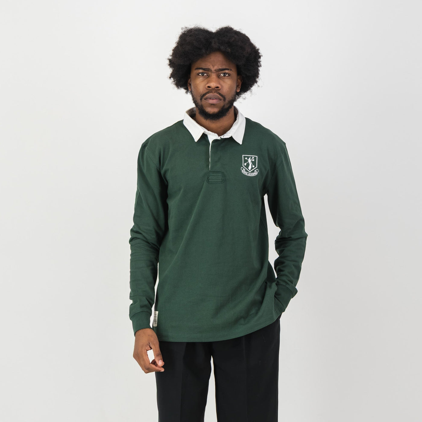 Authentic Eldoraigne Rugby Jersey: Classic Green Heavyweight Cotton School Spirit Wear