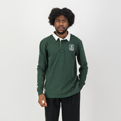 Authentic Eldoraigne Rugby Jersey: Classic Green Heavyweight Cotton School Spirit Wear