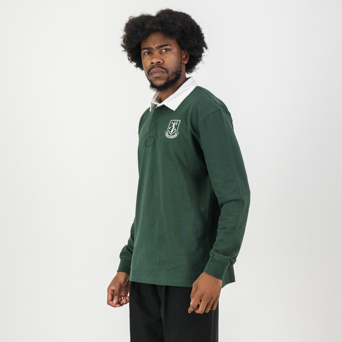 Authentic Eldoraigne Rugby Jersey: Classic Green Heavyweight Cotton School Spirit Wear