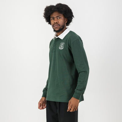 Authentic Eldoraigne Rugby Jersey: Classic Green Heavyweight Cotton School Spirit Wear