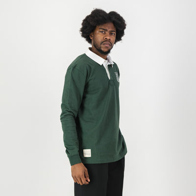 Authentic Eldoraigne Rugby Jersey: Classic Green Heavyweight Cotton School Spirit Wear