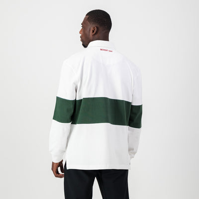 Ermelo Höerskool Rugby Jersey: Classic White Design, Durable Cotton, School Spirit