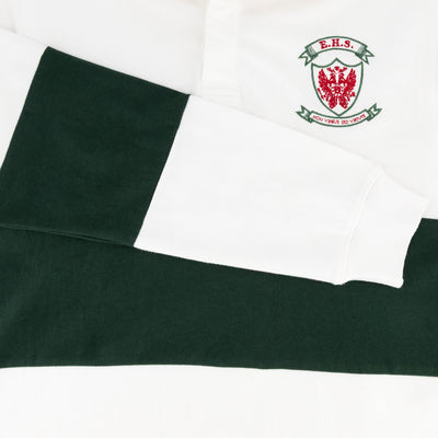 Ermelo Höerskool Rugby Jersey: Classic White Design, Durable Cotton, School Spirit