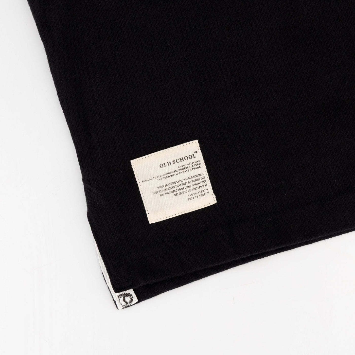 Hilton College Black Long Sleeve Rugby Jersey - Heavyweight Cotton Classic Design