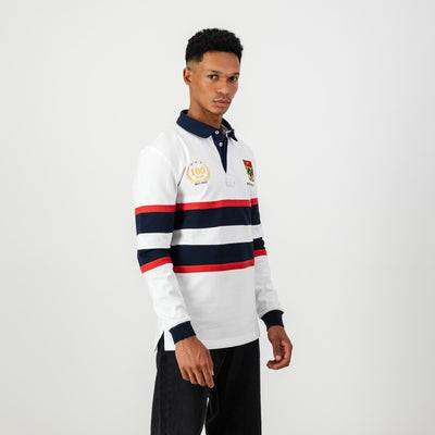 Durable HTS Middelburg Rugby Jersey: Classic Heavyweight Cotton, Embroidered Alumni Style