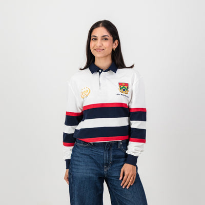 Durable HTS Middelburg Rugby Jersey: Classic Heavyweight Cotton, Embroidered Alumni Style