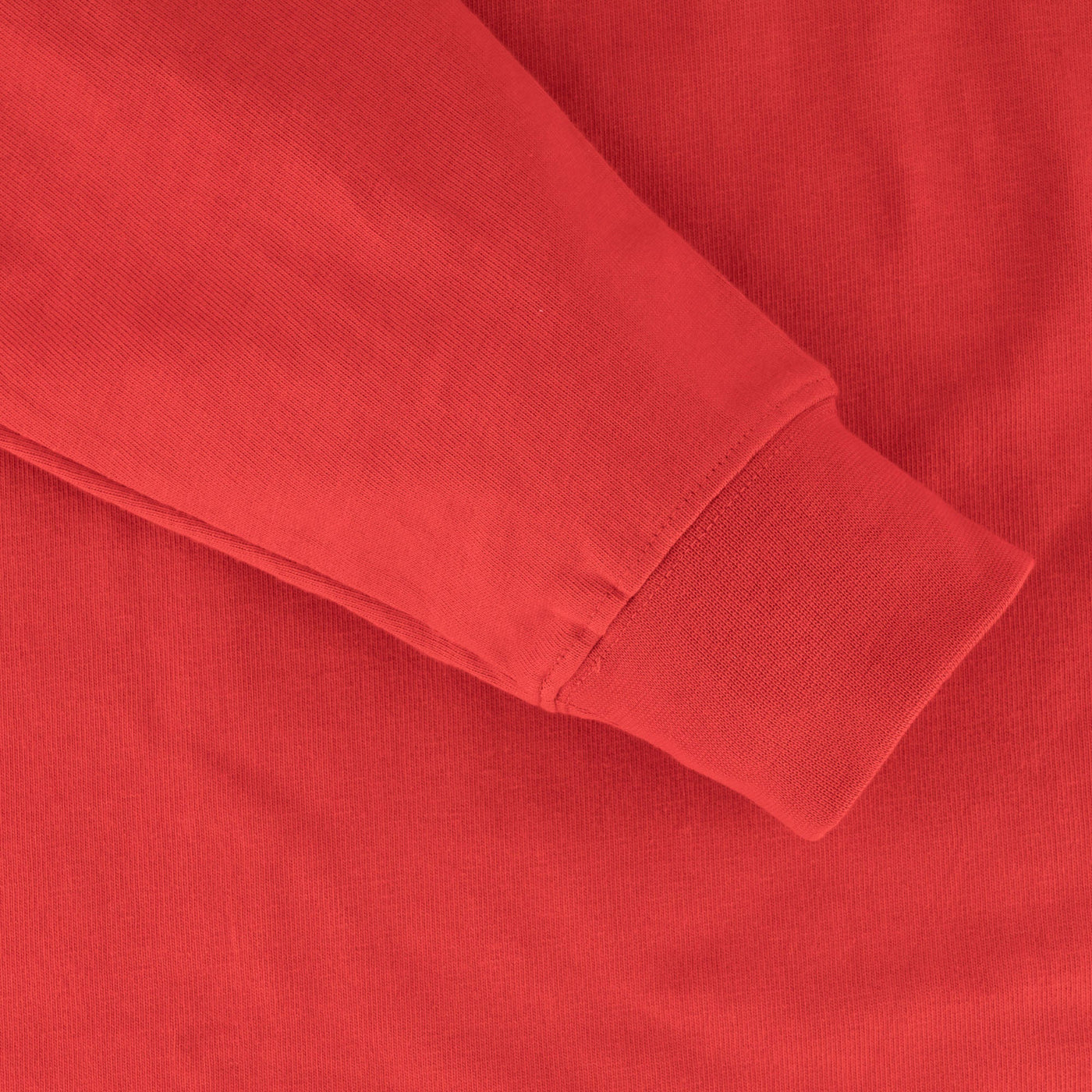 Authentic KES Long Sleeve Rugby Jersey - Heavyweight Cotton - True Red Classic