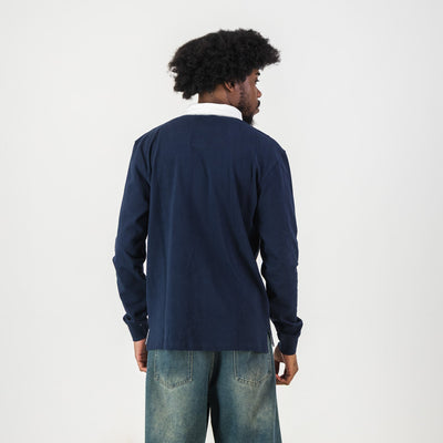 Paarl Boys High Navy Long Sleeve Rugby Jersey - 100% Cotton Comfort