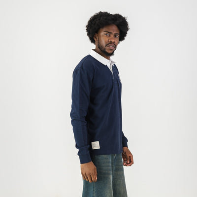 Paarl Boys High Navy Long Sleeve Rugby Jersey - 100% Cotton Comfort