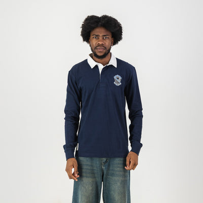 Paarl Boys High Navy Long Sleeve Rugby Jersey - 100% Cotton Comfort