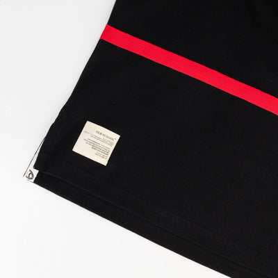 Classic Parktown Boys Long Sleeve Rugby Jersey - Durable Black Cotton Design