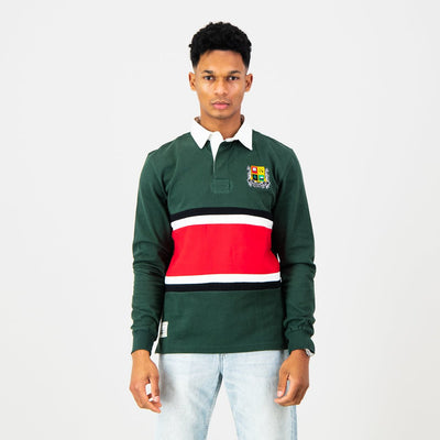 Pretoria Boys Classic Long Sleeve Rugby Jersey – OS Green Cotton Comfort