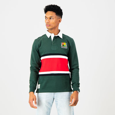 Pretoria Boys Classic Long Sleeve Rugby Jersey – OS Green Cotton Comfort