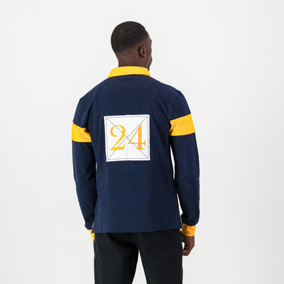 Authentic Rondebosch Rugby Jersey Navy Long Sleeve Cotton Blend Classic School Spirit