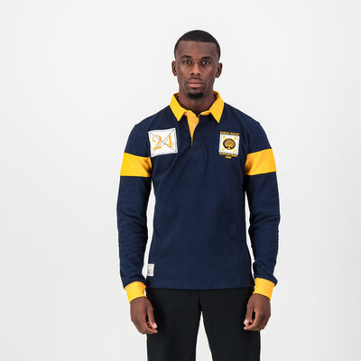 Authentic Rondebosch Rugby Jersey Navy Long Sleeve Cotton Blend Classic School Spirit
