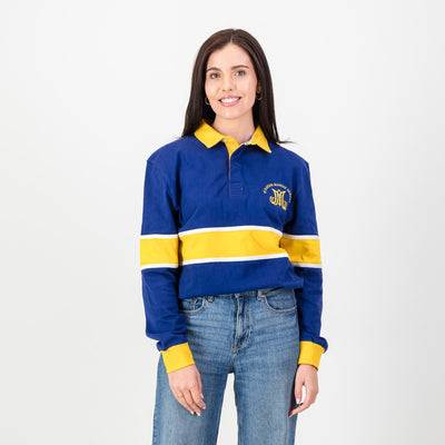 Classic St Davids Rugby Jersey: Long Sleeve Bellwhether Blue Heritage Top