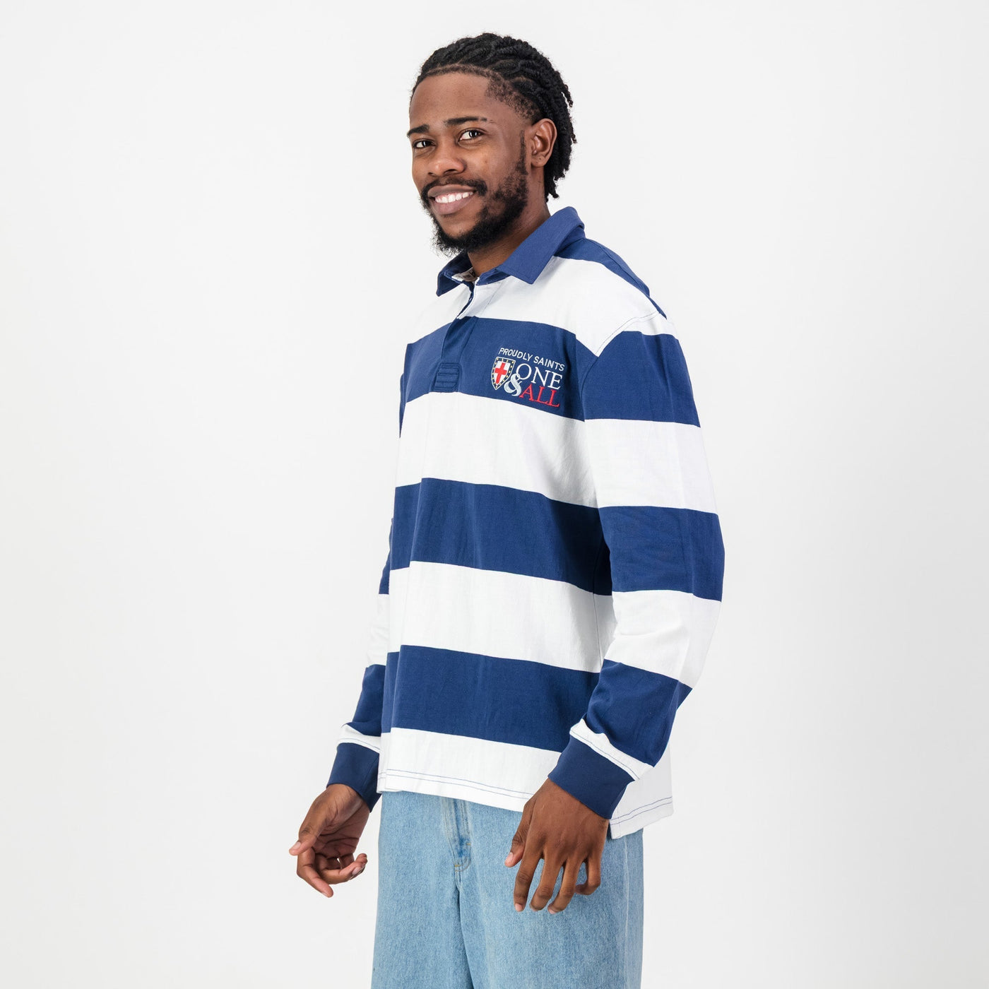 St Stithians Old School Navy Rugby Jersey - Durable Heritage Long Sleeve Cotton