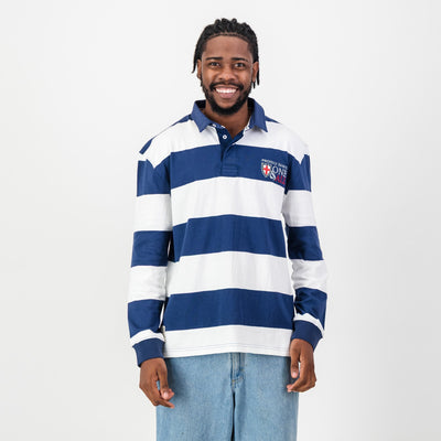 St Stithians Old School Navy Rugby Jersey - Durable Heritage Long Sleeve Cotton