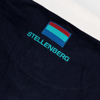 Stellenberg Rugby Jersey: Premium Long Sleeve, Durable Cotton, SB Blue, Old School