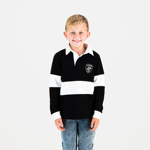Sharks Kids Long Sleeve Polo Jersey: Classic Style, Ultimate Comfort
