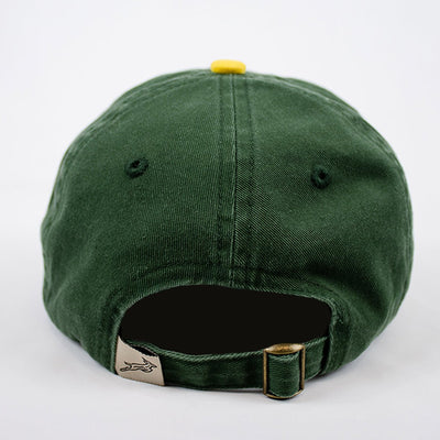 Springboks Two-Tone Dad Cap: Embroidered Rugby Ball, Adjustable Cotton Twill Design