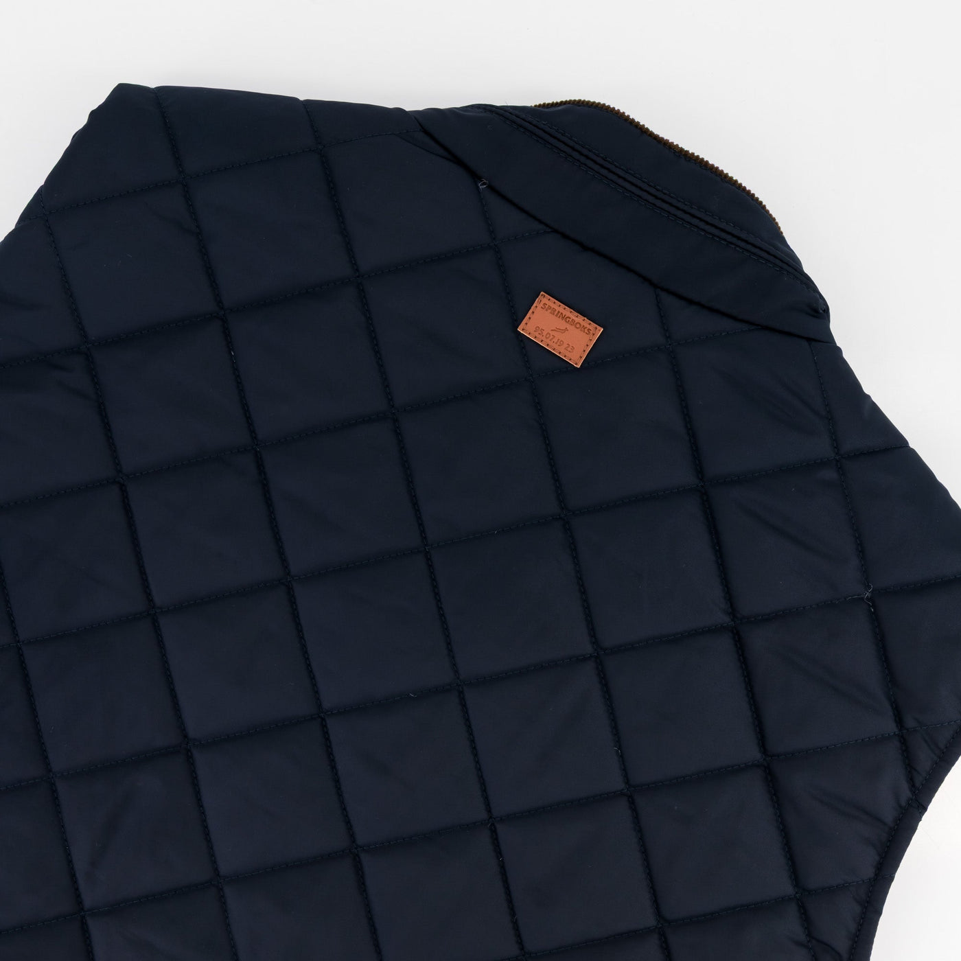 Springboks Barbour Navy Diamond Quilted Gilet Vest Lightweight Warm Pockets
