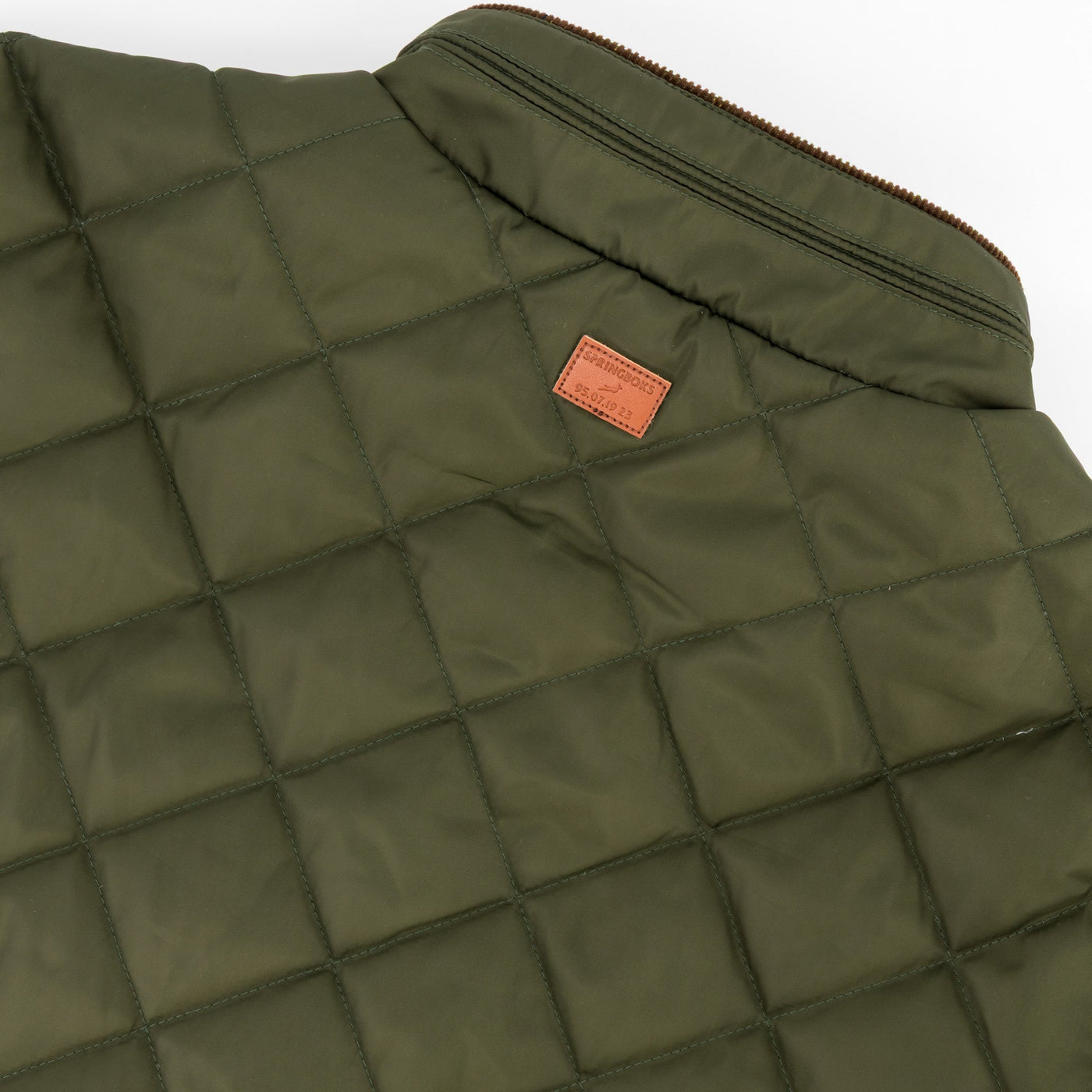 Springboks Forest Green Barbour Style Quilted Jacket: Warm, Durable, Classic Design