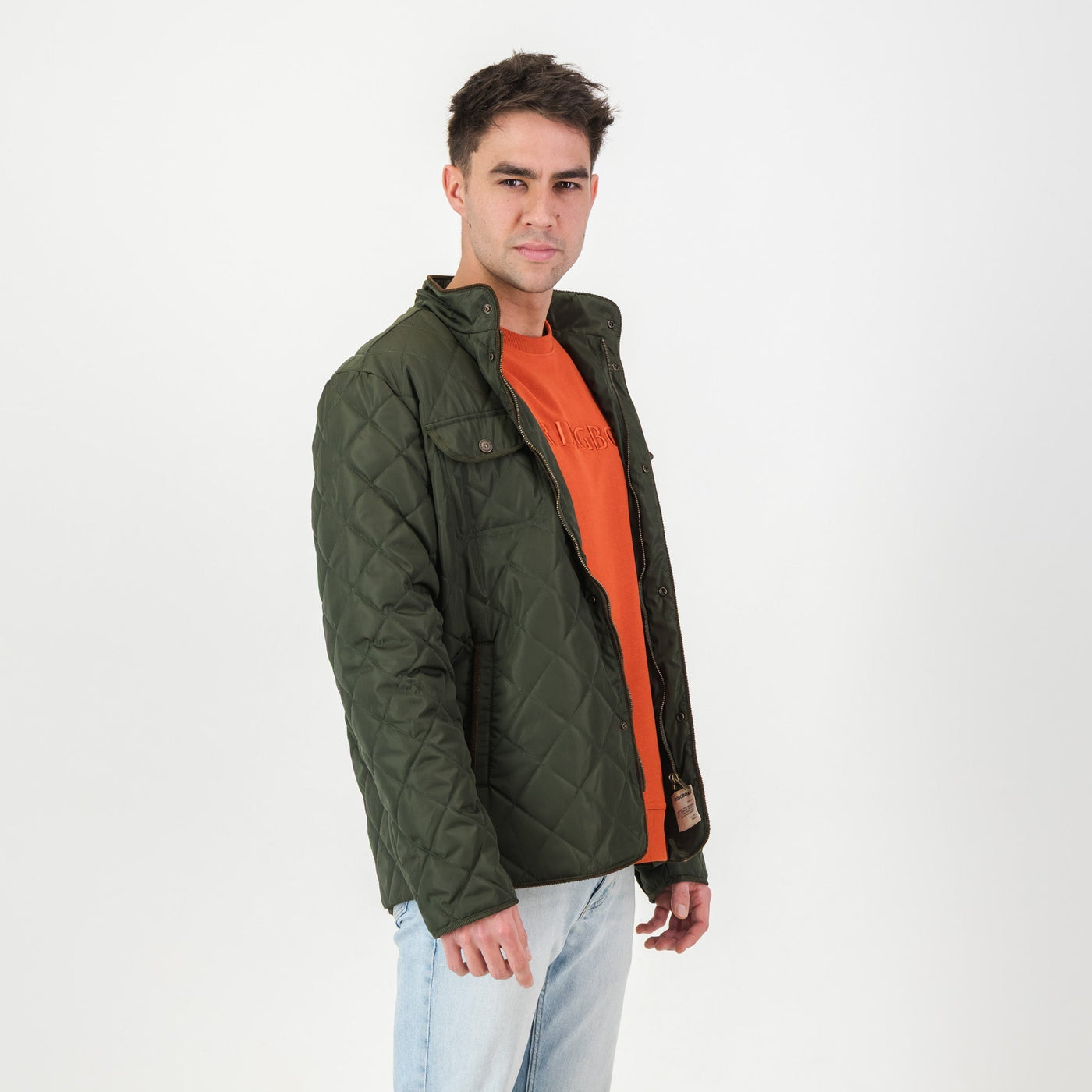 Springboks Forest Green Barbour Style Quilted Jacket: Warm, Durable, Classic Design