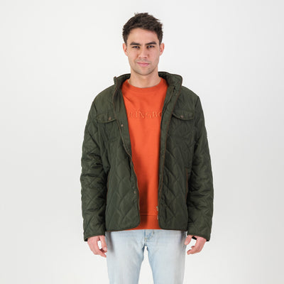 Springboks Forest Green Barbour Style Quilted Jacket: Warm, Durable, Classic Design