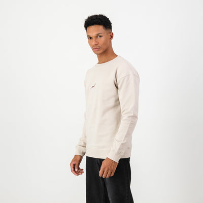 Springboks Colour Pop Ivory Sweatshirt: Premium Cotton Terry, Embroidered Rugby Fan Gear