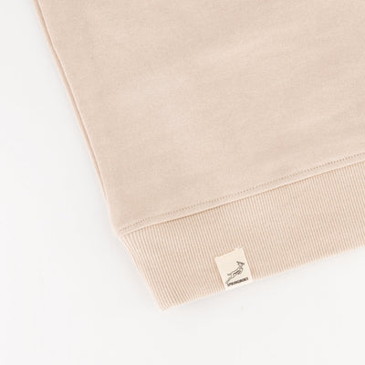 Springboks Colour Pop Ivory Sweatshirt: Premium Cotton Terry, Embroidered Rugby Fan Gear