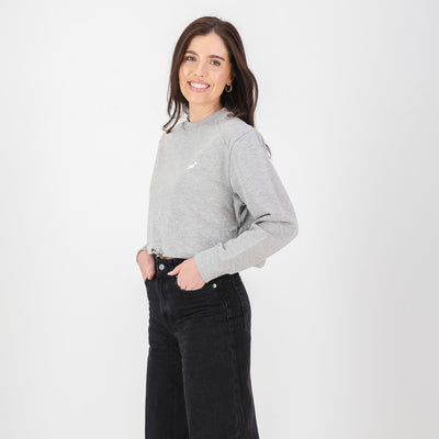 Springboks Women's Premium Cropped Crewneck Sweatshirt - Soft French Terry Comfort