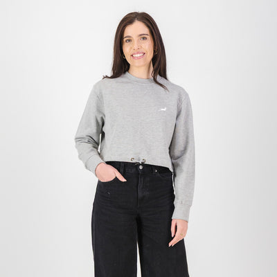 Springboks Women's Premium Cropped Crewneck Sweatshirt - Soft French Terry Comfort