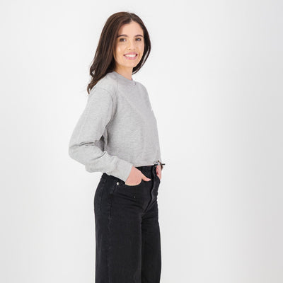 Springboks Women's Premium Cropped Crewneck Sweatshirt - Soft French Terry Comfort