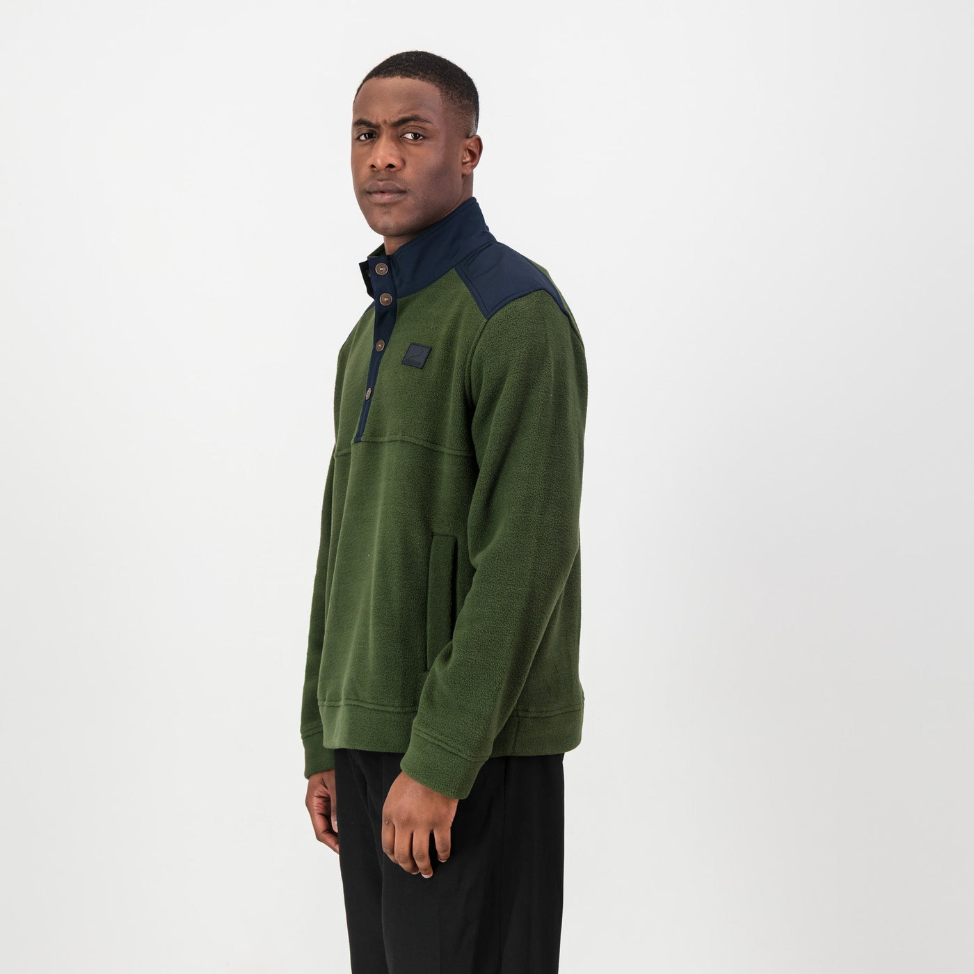 Springboks Rugby Fleece Quarter Button Pullover - Warm, Iconic, Comfortable Fan Gear