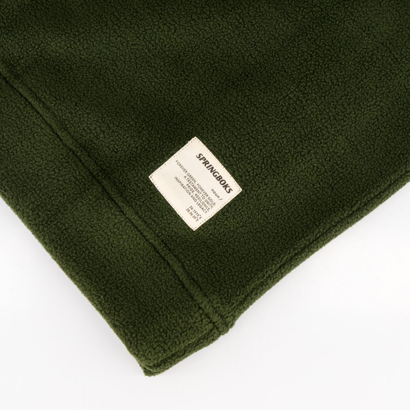 Springboks Rugby Fleece Quarter Button Pullover - Warm, Iconic, Comfortable Fan Gear