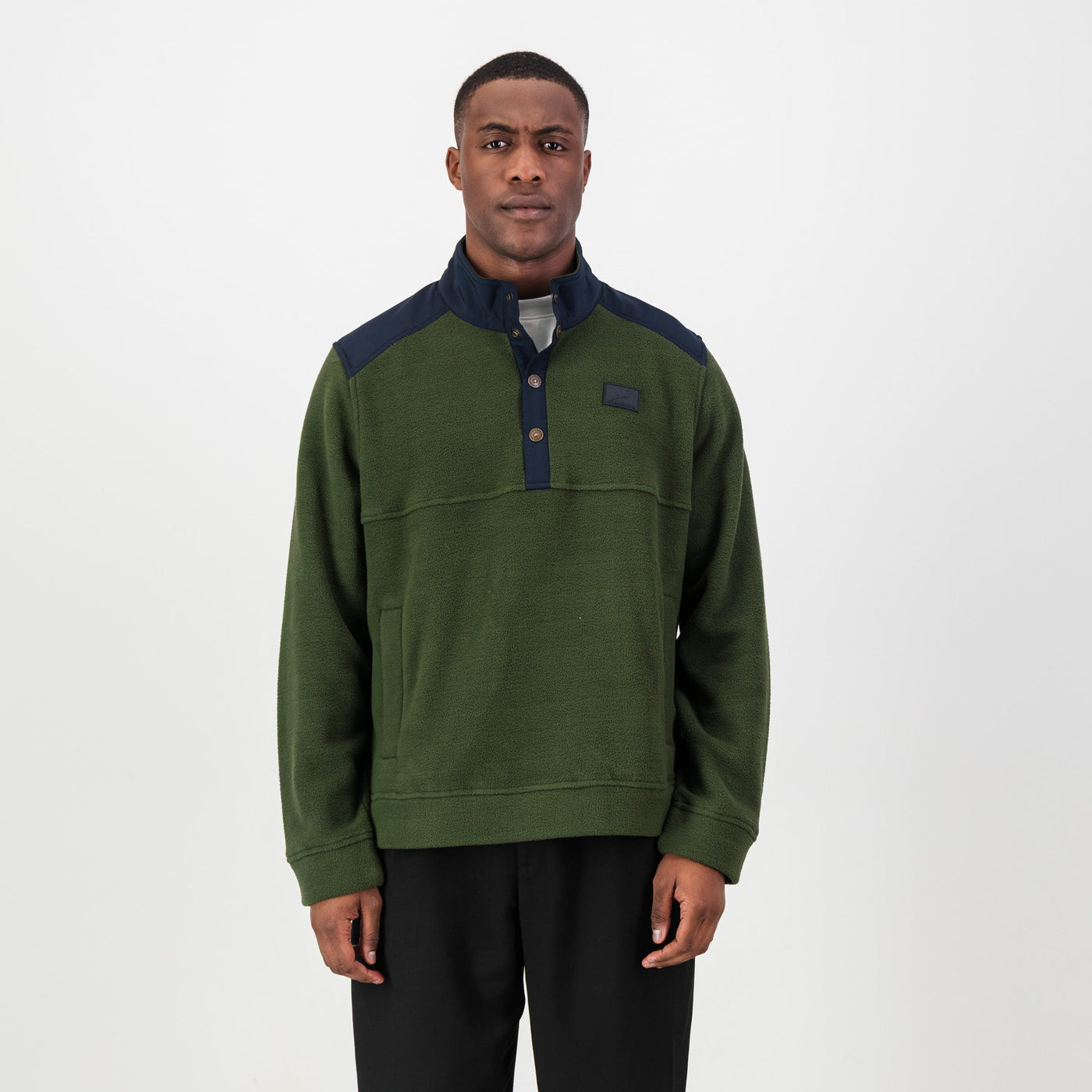 Springboks Rugby Fleece Quarter Button Pullover - Warm, Iconic, Comfortable Fan Gear