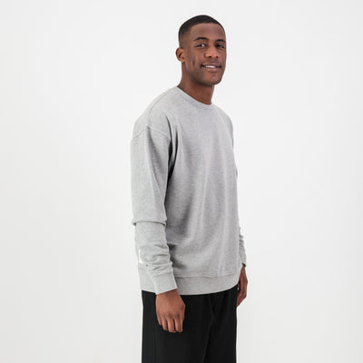 Premium Springboks HS Small Logo Light Grey Melange Crew Sweatshirt