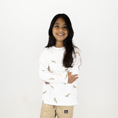 Official Springboks Kids White Fleece Sweatshirt - Warm Rugby Spirit Gear