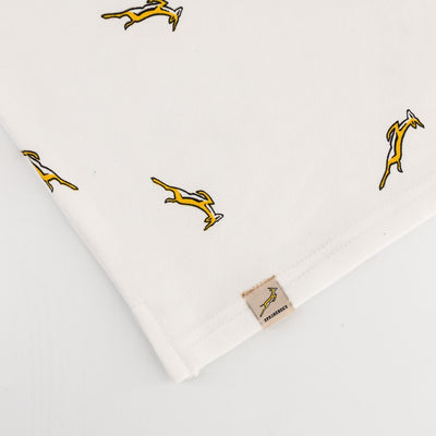 Official Springboks Kids White Fleece Sweatshirt - Warm Rugby Spirit Gear
