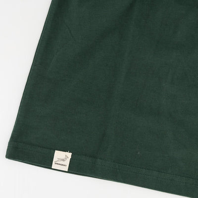 Premium Springboks Embroidered Cotton Crew Tee - OS Green Heritage Style